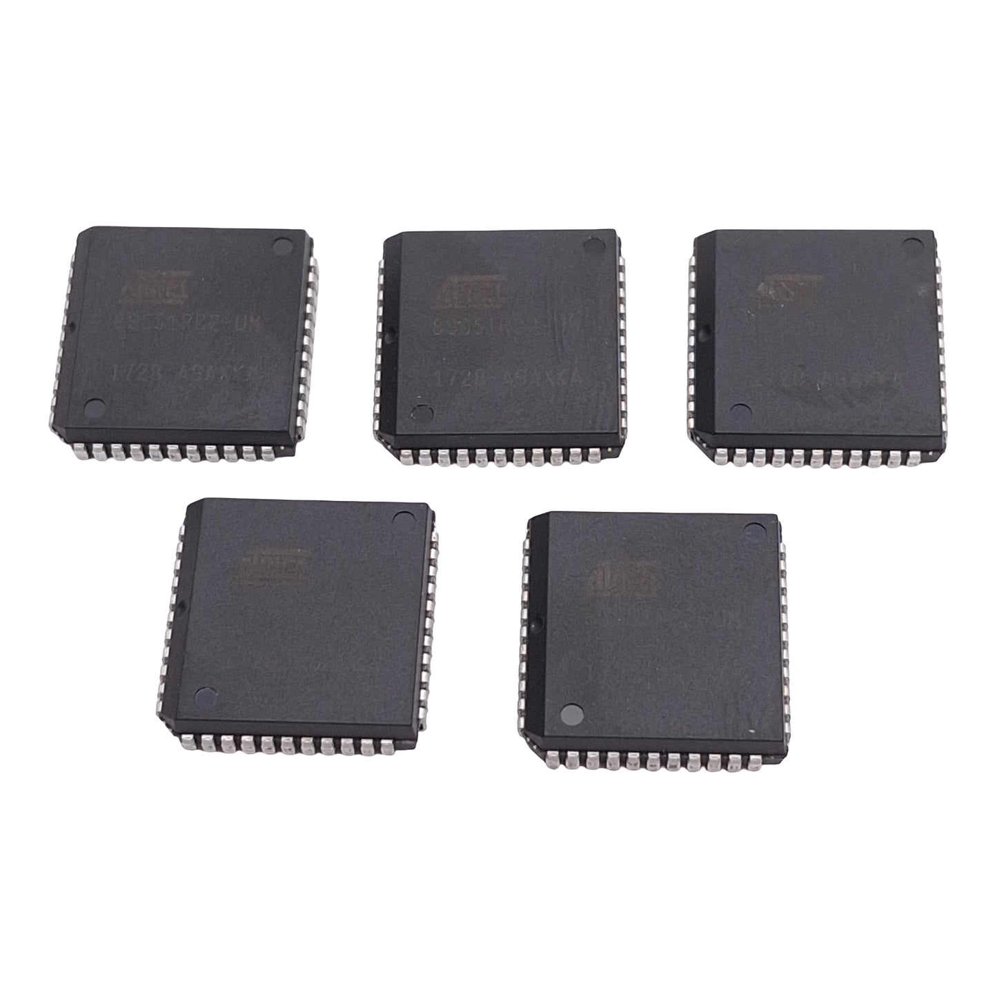 New Lot of 5 Atmel 89C51RC2-UM Microcontroller 8-Bit, 32kB Flash, 1024B XRAM, 32 I/O