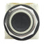 Used Schneider Electric 9001KR1BH13 Black Push Button ø30mm, 1NO+1NC, 600VAC 10A