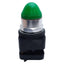 Used Square D 9001TP1 Pilot Light, Green Dome, ø30mm, 50/60Hz, 110-120VAC *No Bulb*