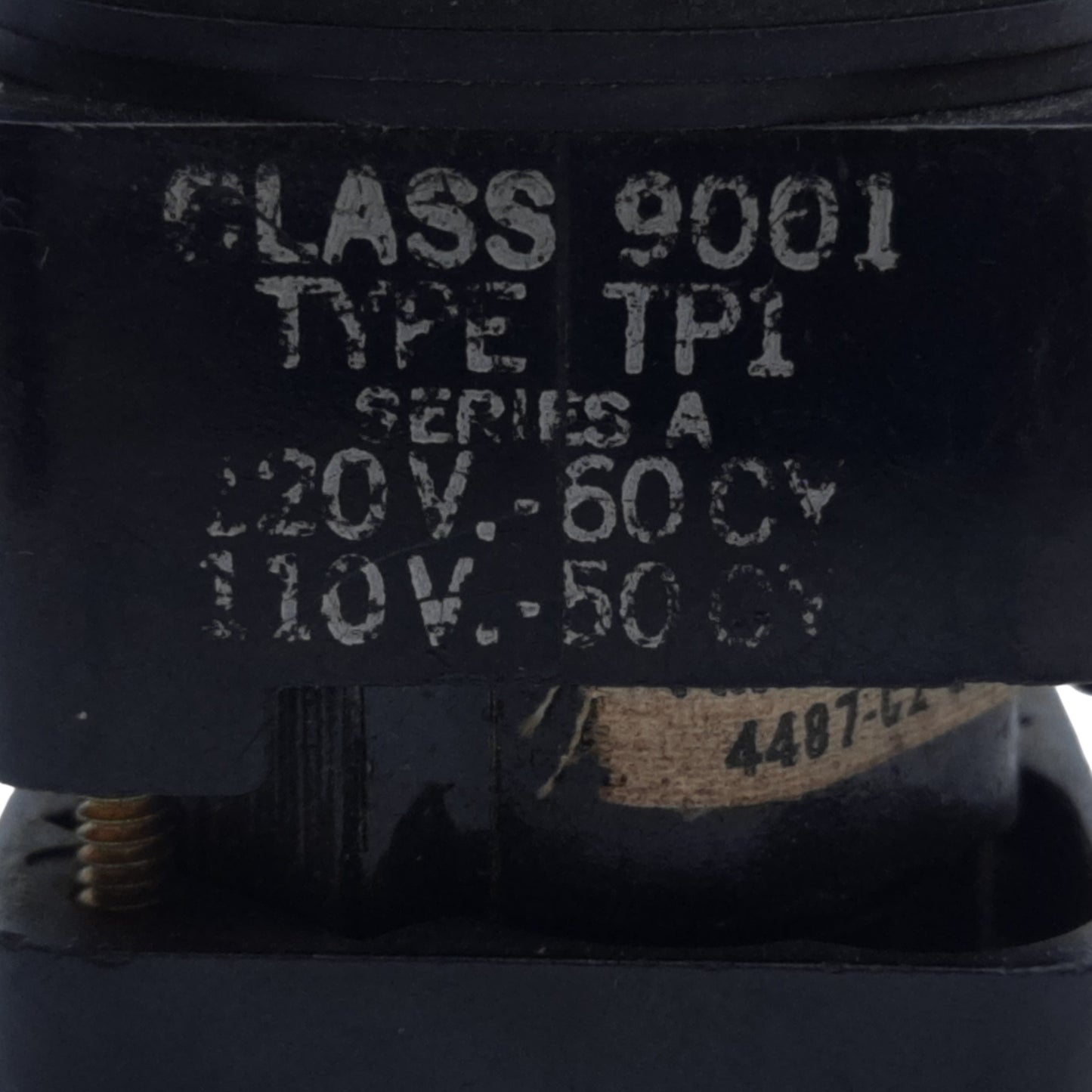 Used Square D 9001TP1 Pilot Light, Green Dome, ø30mm, 50/60Hz, 110-120VAC *No Bulb*