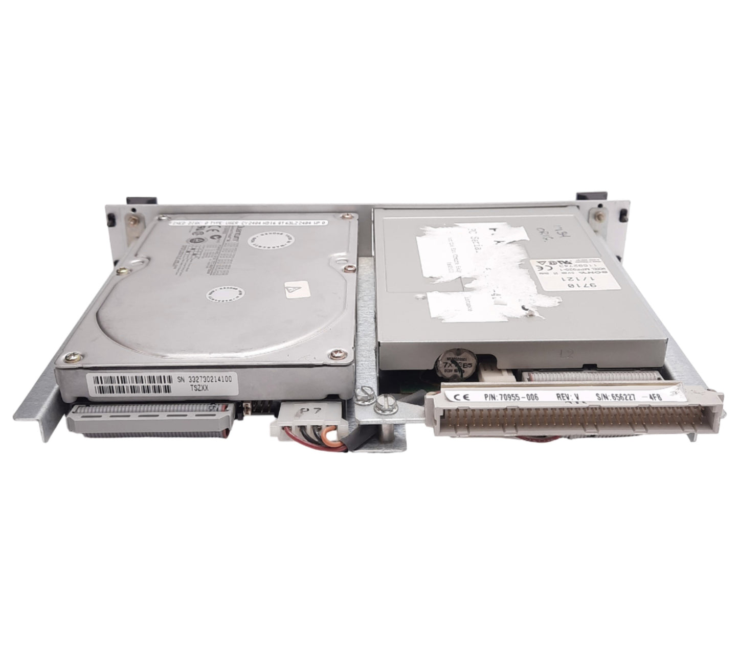 Used Xycom 70955-006 Rev V XVME-955 Xembedded 3.5in Hard Disk/Floppy Disk VME Module