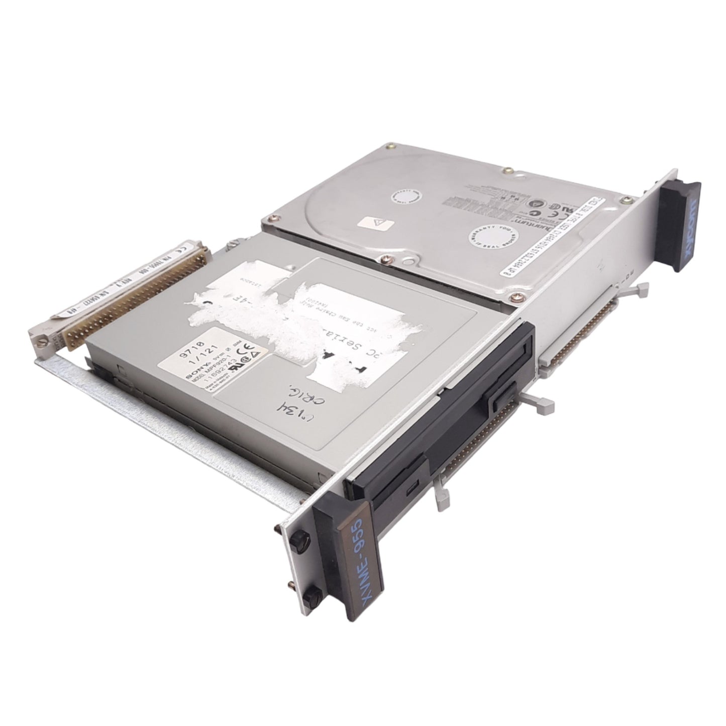 Used Xycom 70955-006 Rev V XVME-955 Xembedded 3.5in Hard Disk/Floppy Disk VME Module