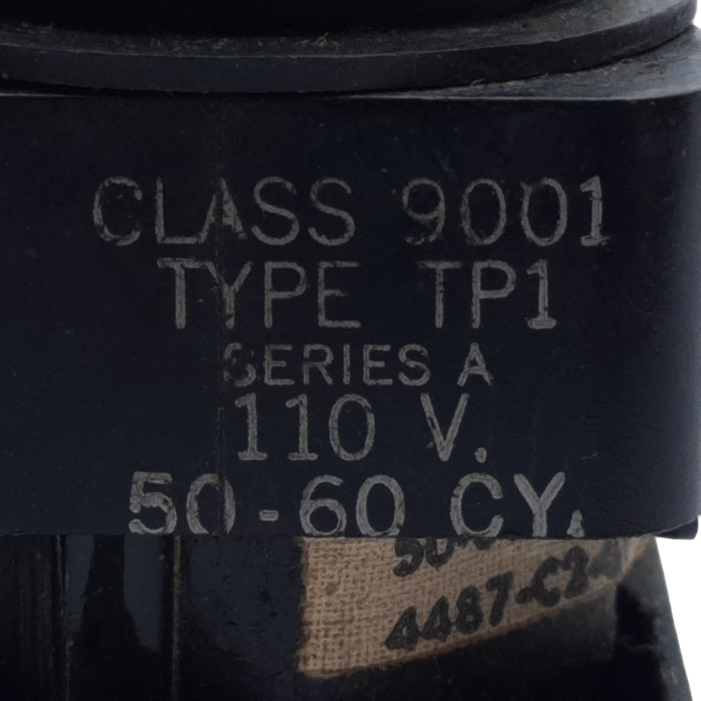 Used Square D 9001TP1 Pilot Light, Amber, ø30mm, 50/60Hz, 110-120VAC *No Bulb*