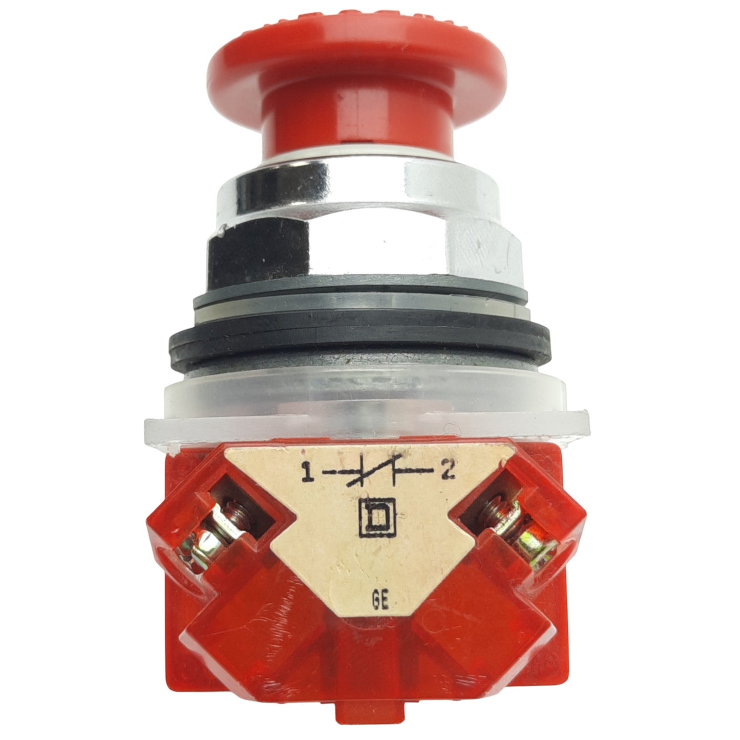 Used Schneider Electric 9001KR4RH6 Red E-Stop Momentary Push Button ø30mm, 1NC, 600V