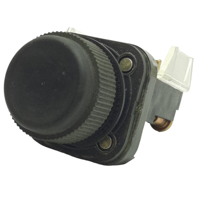 Used Allen Bradley 800H-R2D1 Black Booted Push Button ø30mm, 1NO, 600VAC 10A