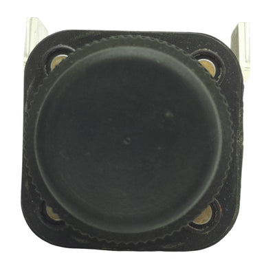 Used Allen Bradley 800H-R2D1 Black Booted Push Button ø30mm, 1NO, 600VAC 10A