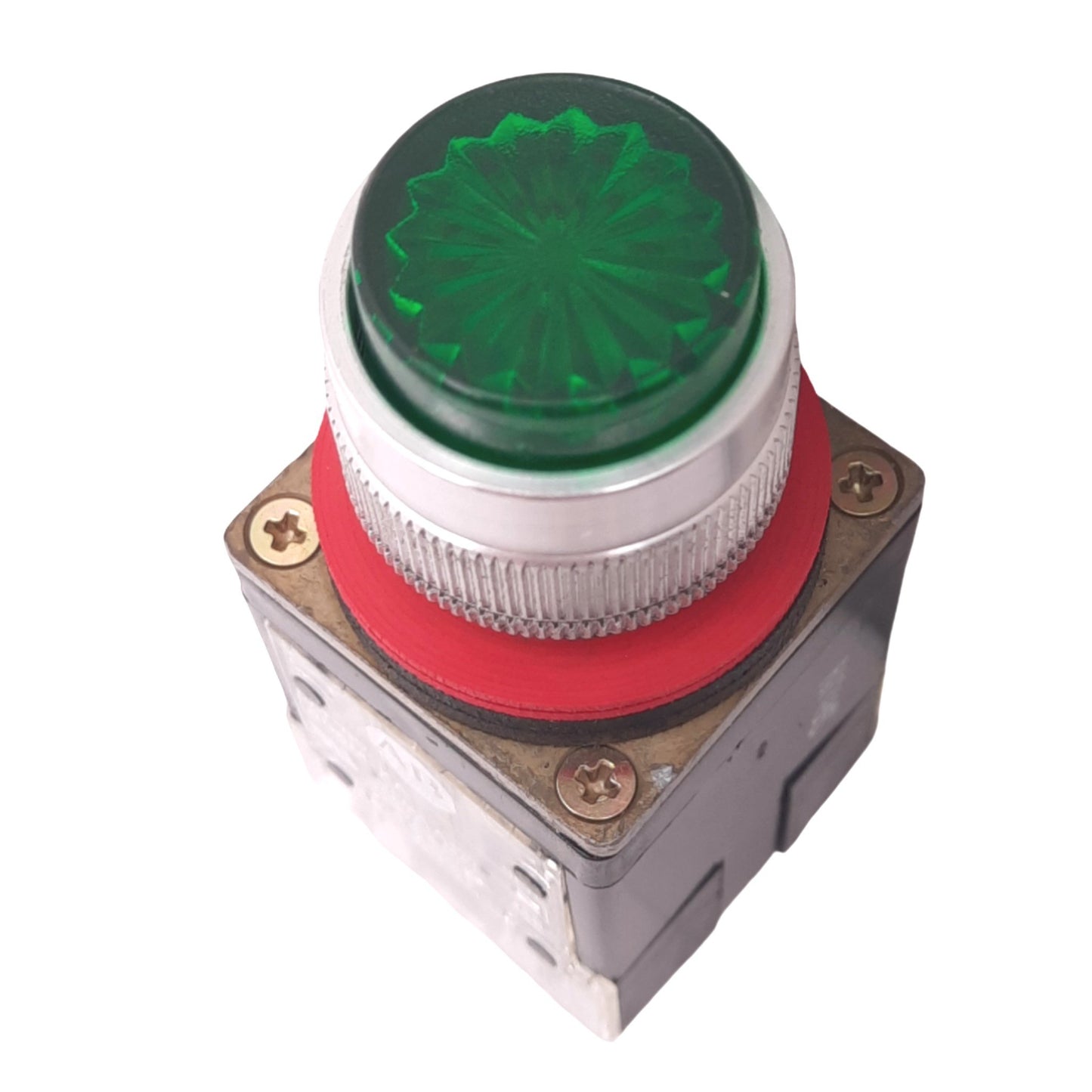 New – Open box Allen Bradley 800MR-QB24G Green Illuminated Pushbutton, 22mm, 2NO 1NC, 24V Lamp