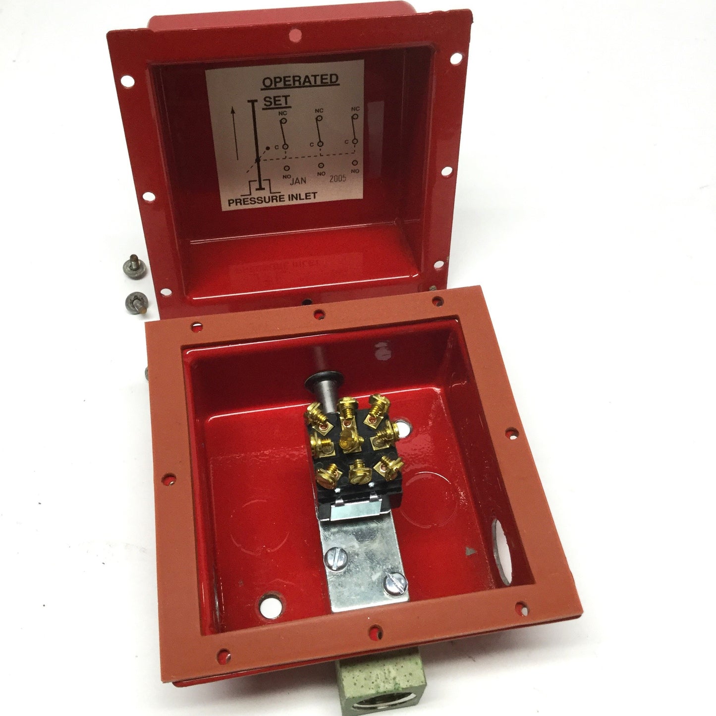 Used Kidde Fenwal 81-486536-000 Pressure Operated Switch 3/4HP 125/250VAC 15A/10A