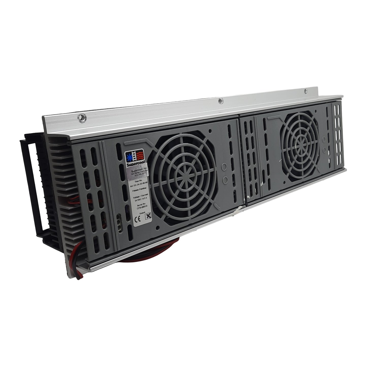 Used Supercool AA-121-24-22-00-00 Air to Air Cooler/Heatsink 6.5A 24VDC, 120W