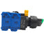Used IDEC HW1F-2F20QD-G-120V Green Illuminated 2-Position Selector Switch ø22mm, 2NO