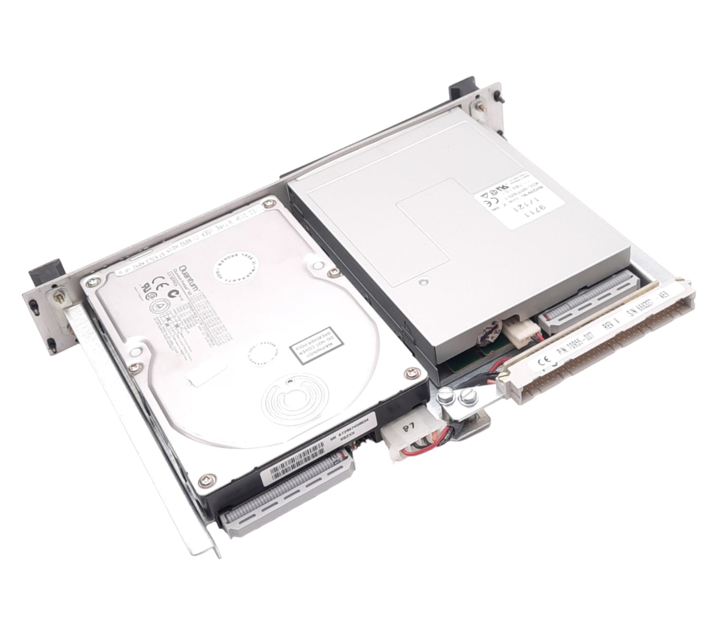 Used Xycom 70955-007 Rev V XVME-955 Xembedded 3.5in Hard Disk/Floppy Disk VME Module