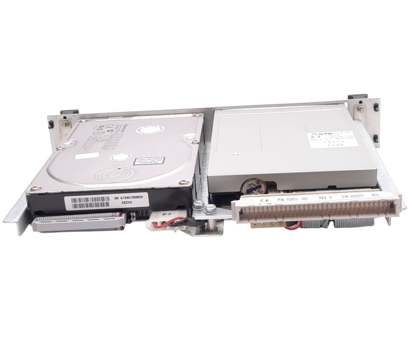 Used Xycom 70955-007 Rev V XVME-955 Xembedded 3.5in Hard Disk/Floppy Disk VME Module