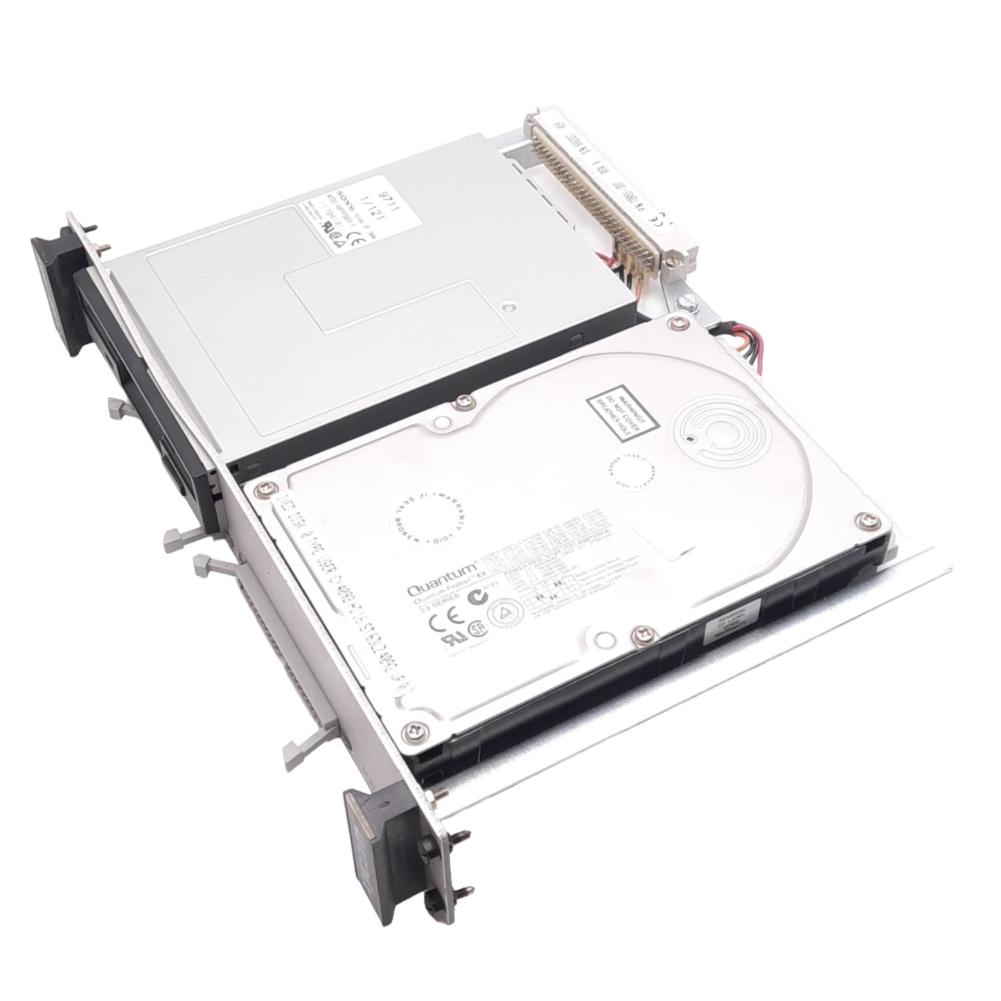 Used Xycom 70955-007 Rev V XVME-955 Xembedded 3.5in Hard Disk/Floppy Disk VME Module