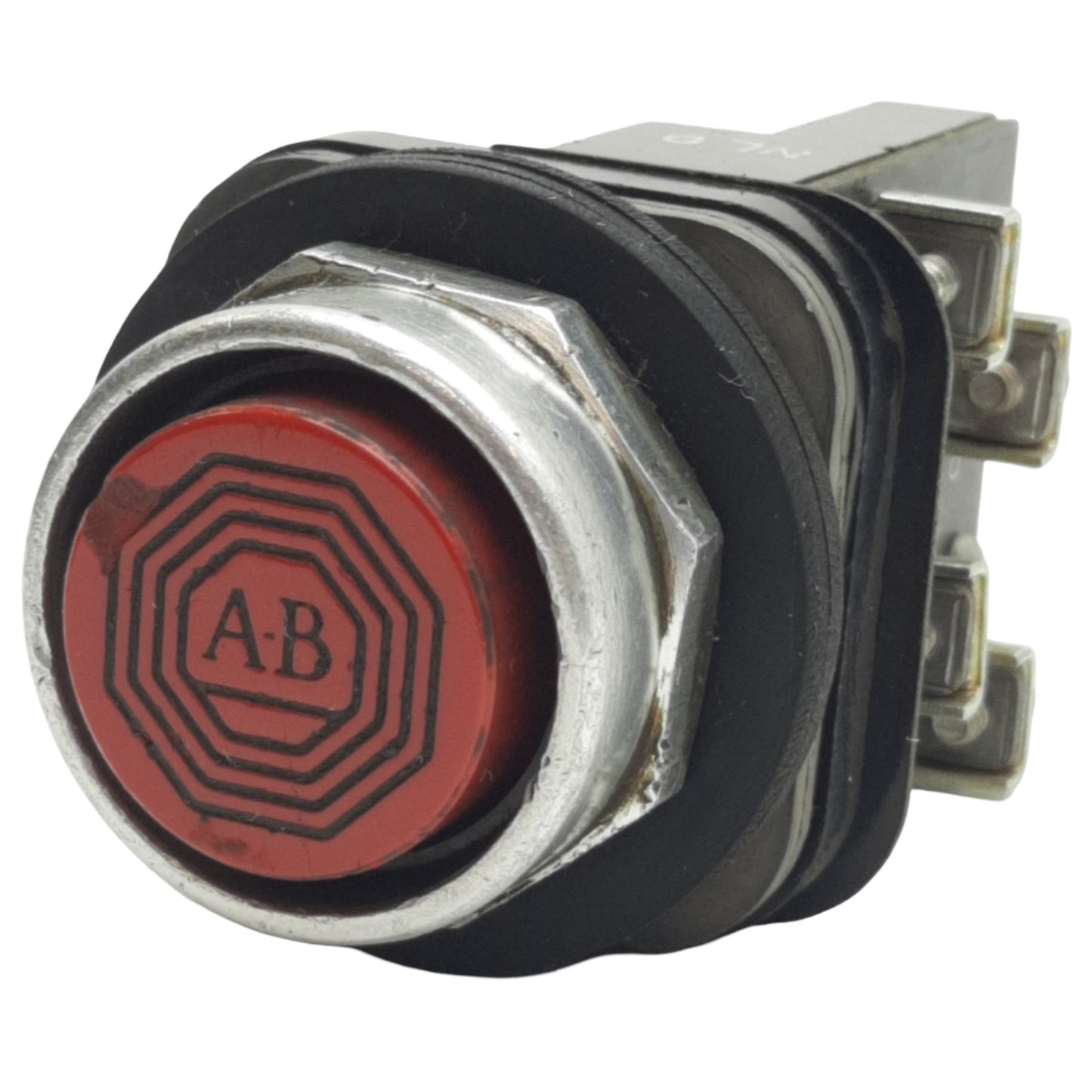 Used Allen Bradley 800T-A6A Red Momentary Push Button ø30mm, 1NO+1NC, 600V Max