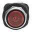 Used Allen Bradley 800T-A6A Red Momentary Push Button ø30mm, 1NO+1NC, 600V Max