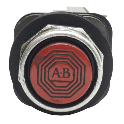 Used Allen Bradley 800T-A6A Red Momentary Push Button ø30mm, 1NO+1NC, 600V Max