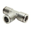 Used STC TUS1/2W Pneumatic Tee Union Fitting, 1/2in Tube OD, 30in/HG to 250psi