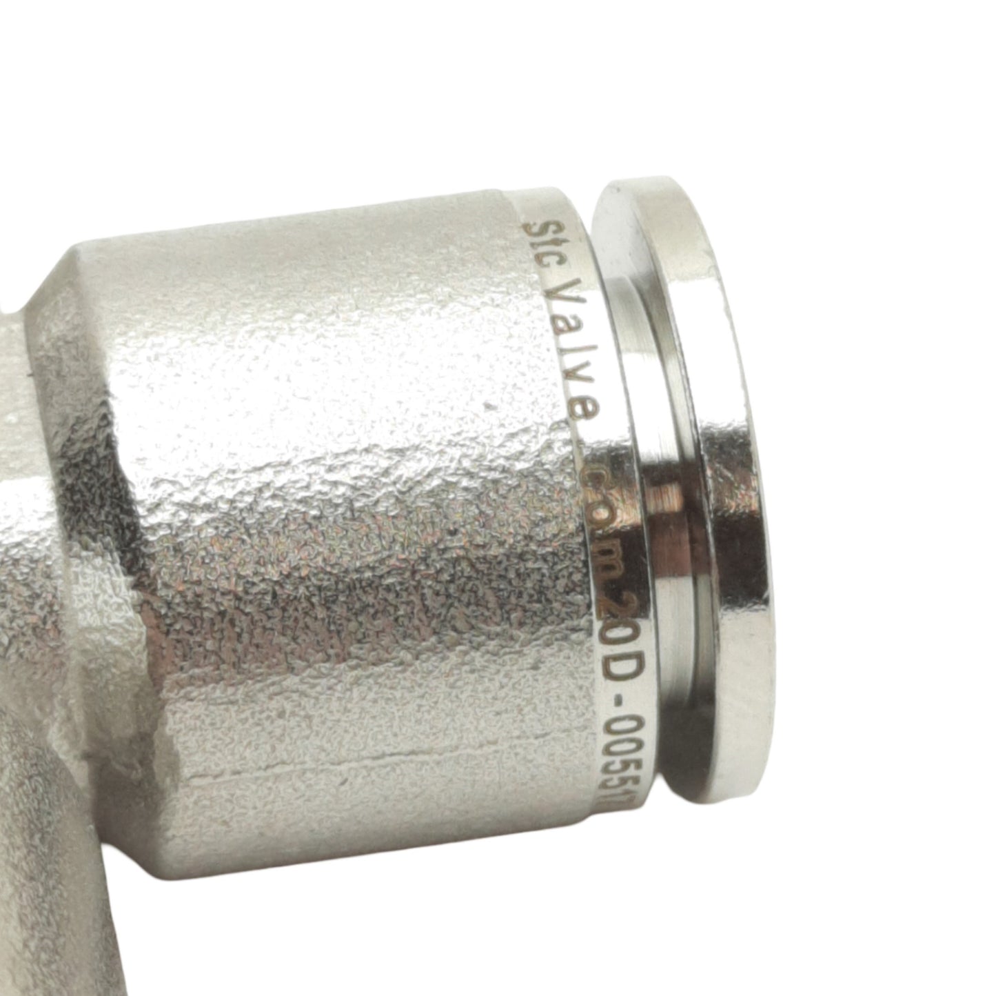 Used STC TUS1/2W Pneumatic Tee Union Fitting, 1/2in Tube OD, 30in/HG to 250psi