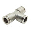 Used STC TUS1/2W Pneumatic Tee Union Fitting, 1/2in Tube OD, 30in/HG to 250psi
