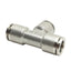 Used STC TUS1/2W Pneumatic Tee Union Fitting, 1/2in Tube OD, 30in/HG to 250psi