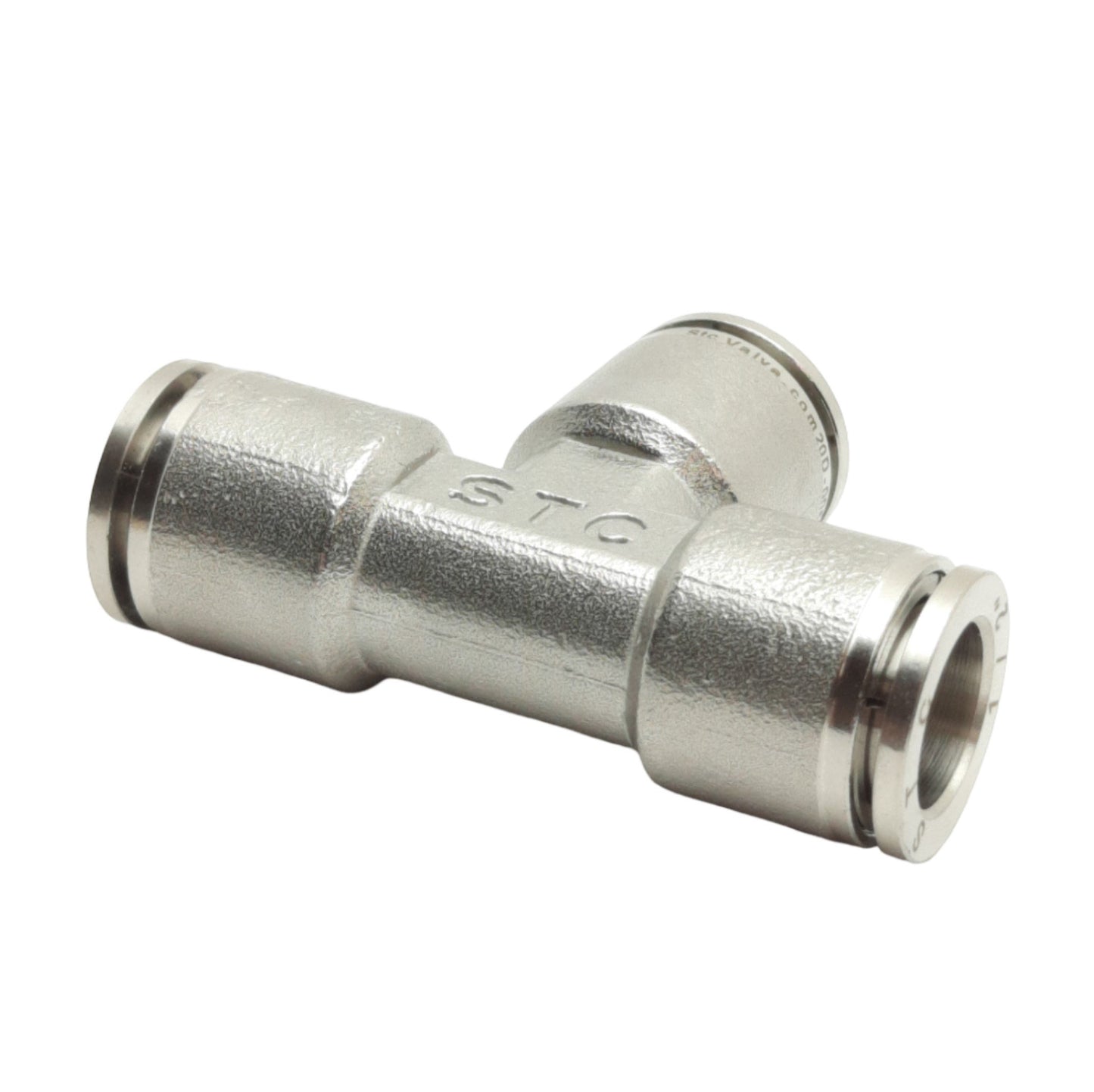 Used STC TUS1/2W Pneumatic Tee Union Fitting, 1/2in Tube OD, 30in/HG to 250psi
