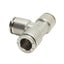 Used STC TUS1/2W Pneumatic Tee Union Fitting, 1/2in Tube OD, 30in/HG to 250psi