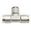 Used STC TUS1/2W Pneumatic Tee Union Fitting, 1/2in Tube OD, 30in/HG to 250psi