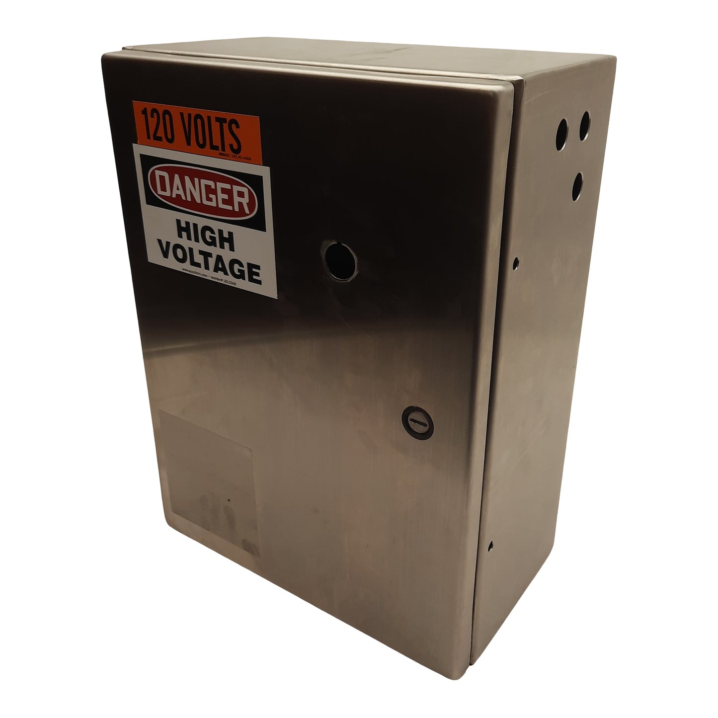 Used nVent Hoffman CSD16126SS Electrical Enclosure Cabinet Box 16 x 12 x 6in w/ Holes