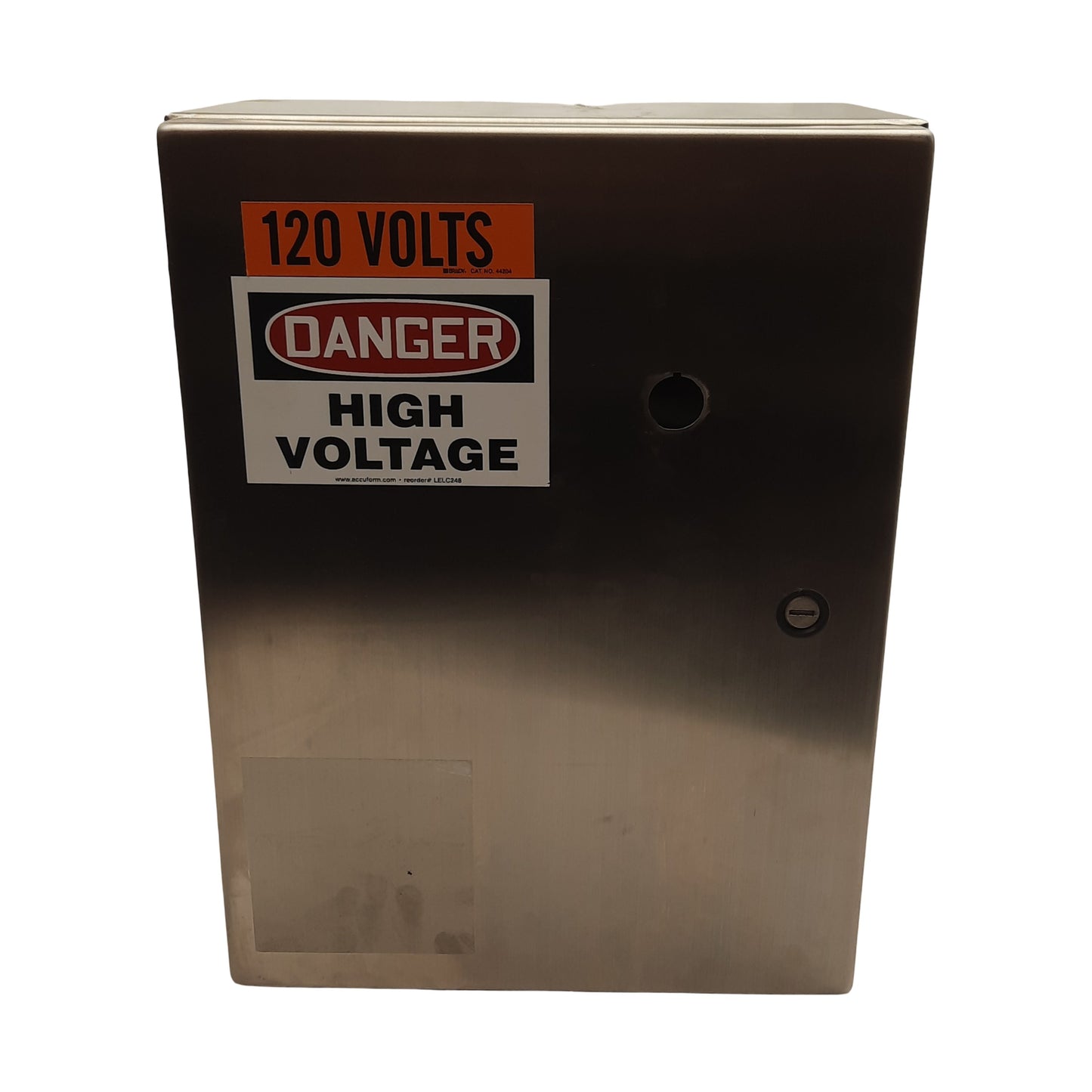 Used nVent Hoffman CSD16126SS Electrical Enclosure Cabinet Box 16 x 12 x 6in w/ Holes