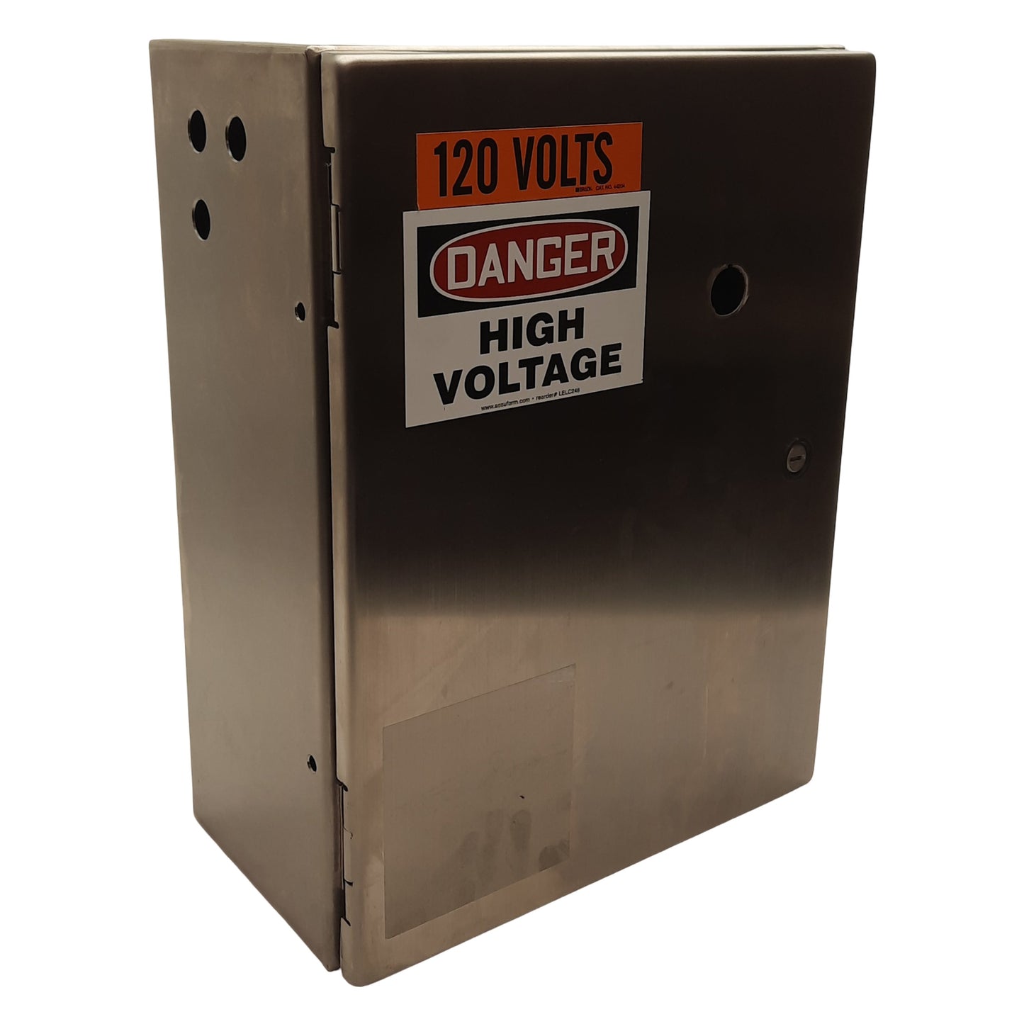 Used nVent Hoffman CSD16126SS Electrical Enclosure Cabinet Box 16 x 12 x 6in w/ Holes