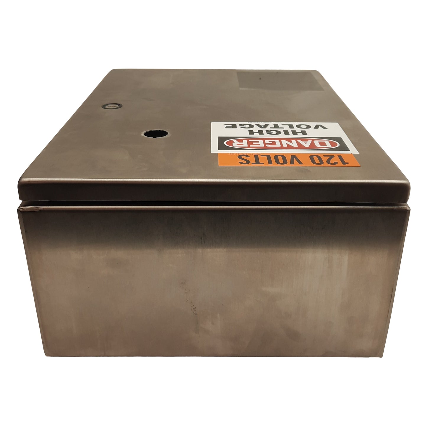 Used nVent Hoffman CSD16126SS Electrical Enclosure Cabinet Box 16 x 12 x 6in w/ Holes