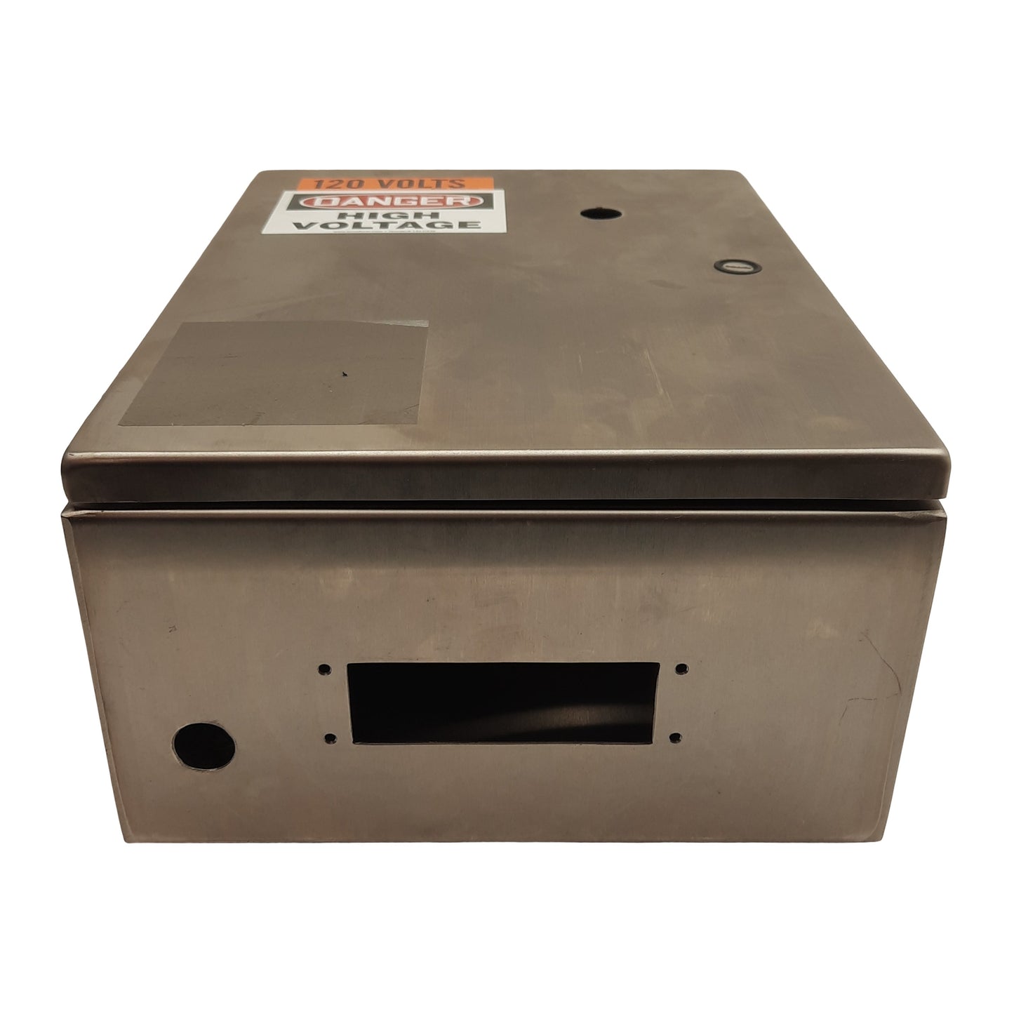 Used nVent Hoffman CSD16126SS Electrical Enclosure Cabinet Box 16 x 12 x 6in w/ Holes