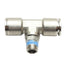 Used STC BTS1/2N1/4W Pneumatic Branch Tee Fitting, 1/4in NPT to 1/2in OD Tube