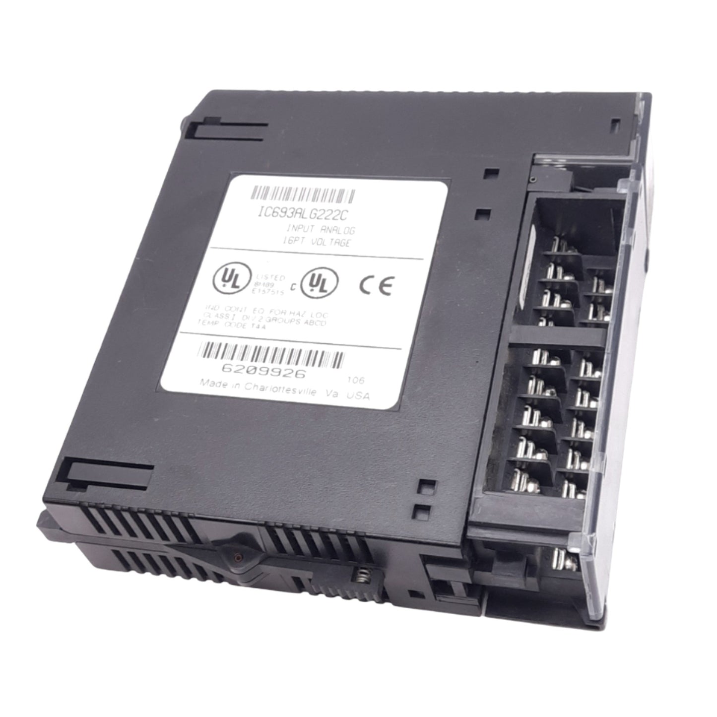 Used GE Fanuc IC693ALG222C Analog Input Module for 90-30 PLC, 16-Point, -10 to +10V