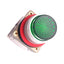 Used Allen Bradley 800MR-QB24G Green Illuminated Pushbutton, 22mm, 2NO 1NC, 300V Max