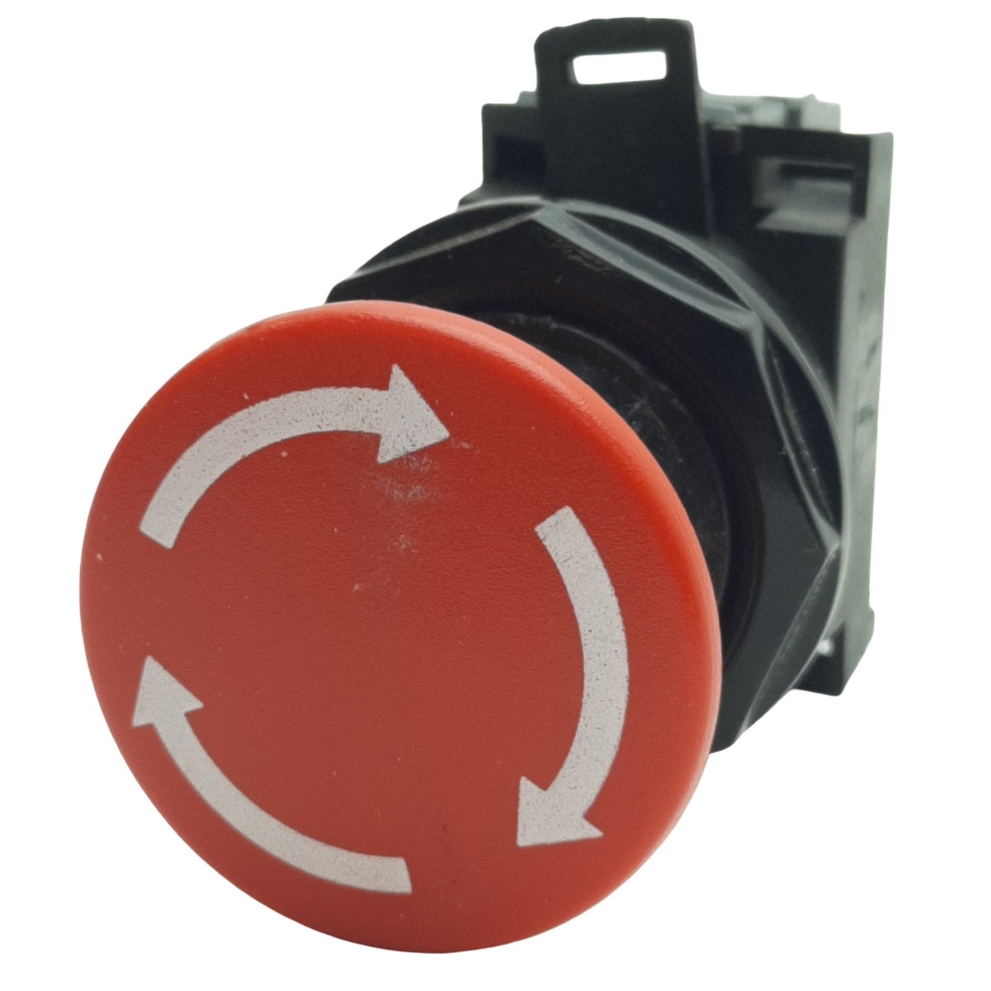 Used ABB MPET4-10R E-Stop Push Twist Release Button ø22mm, 2NC Contact, 690V 10A