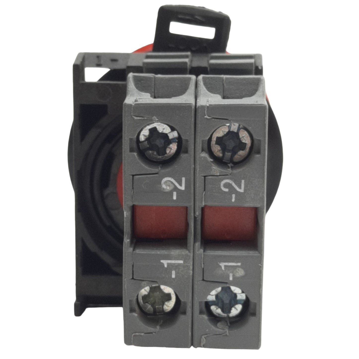 Used ABB MPET4-10R E-Stop Push Twist Release Button ø22mm, 2NC Contact, 690V 10A