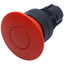 Used Idec HW1B-Y2R Emergency Stop Push-Pull Button Unit, Mushroom Head, ø22mm