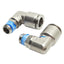 Used Lot of 2 STC MES1/2N1/4W Male Elbow Fittings 1/2in OD Tube to 1/4in NPT, 250psi