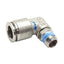 Used Lot of 2 STC MES1/2N1/4W Male Elbow Fittings 1/2in OD Tube to 1/4in NPT, 250psi