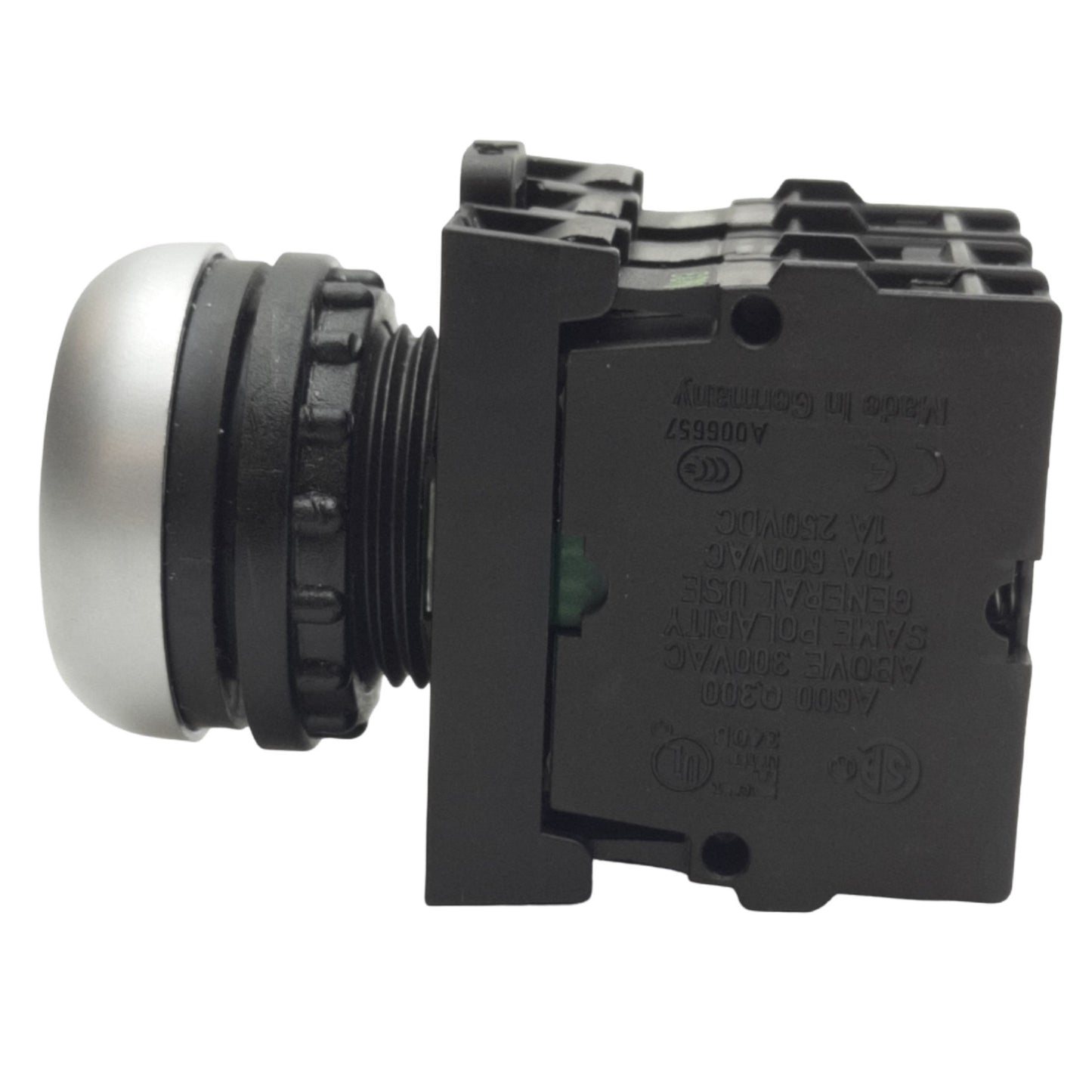 Used EATON M22-DL-G-K20-230G Green Illuminated Push Button ø22.5mm, 2NO, 600VAC 10A