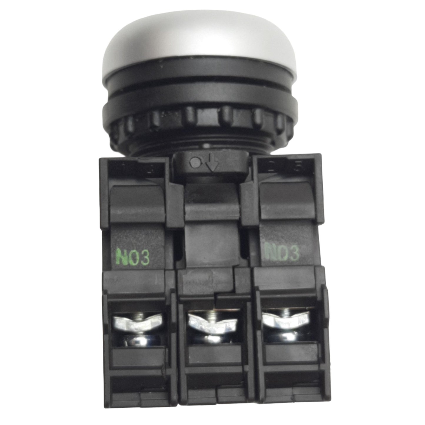 Used EATON M22-DL-G-K20-230G Green Illuminated Push Button ø22.5mm, 2NO, 600VAC 10A