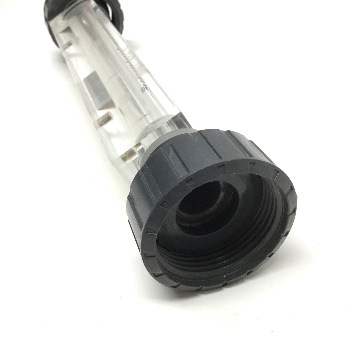 Used Dwyer VFB-90-EC Visi-Float Inline Air Flow Meter 0.3-3.0 SCFM, 1-1/4" NPT PVC