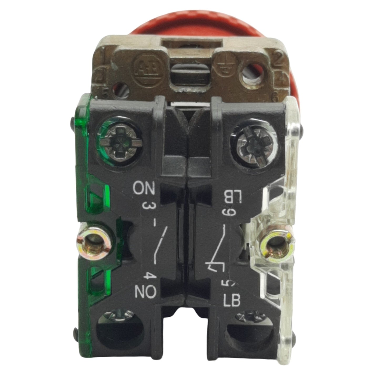 Used Allen Bradley 800EP-MTS443LX11 Red Push Twist Release Button ø22.5mm, 1NO 1NCLB