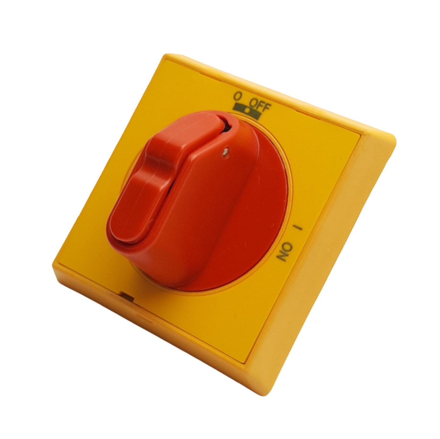 Used ABB OHYS2AJ Surface Mount Selector Handle, 2 Positions, Yellow & Red