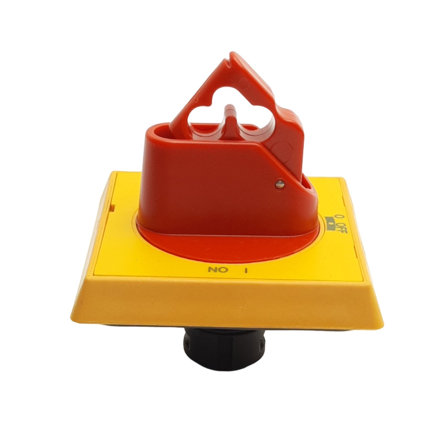 Used ABB OHYS2AJ Surface Mount Selector Handle, 2 Positions, Yellow & Red