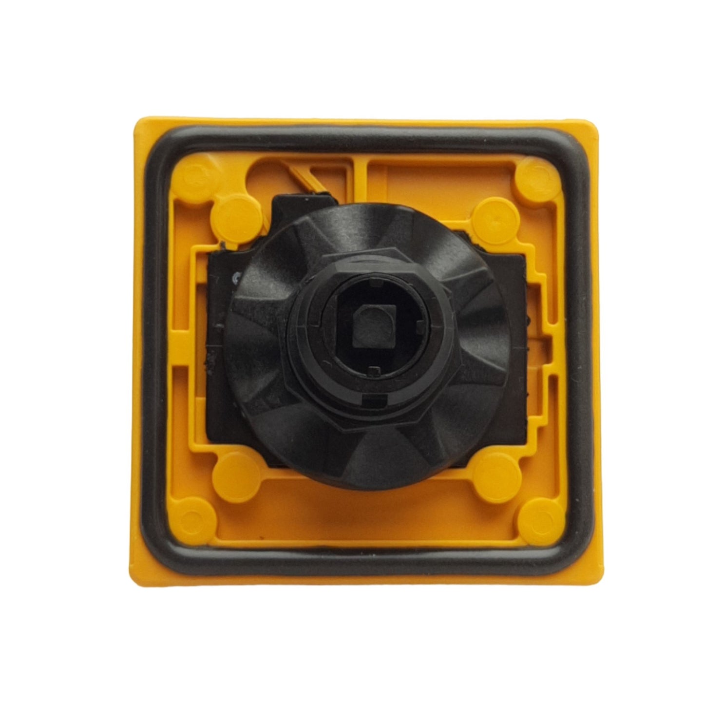 Used ABB OHYS2AJ Surface Mount Selector Handle, 2 Positions, Yellow & Red