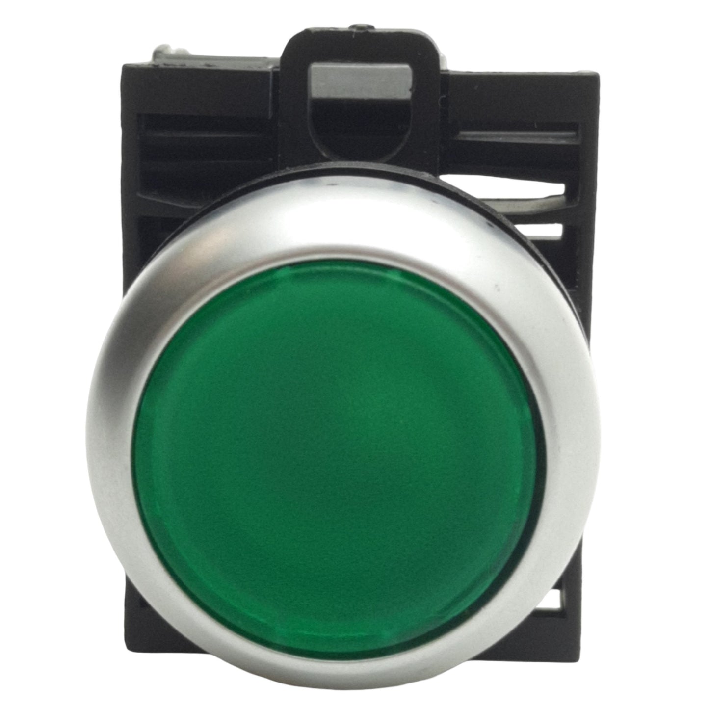 Used EATON M22-DL-G-K10-230G Green Illuminated Push Button ø22.5mm, 1NO, 600VAC 5A