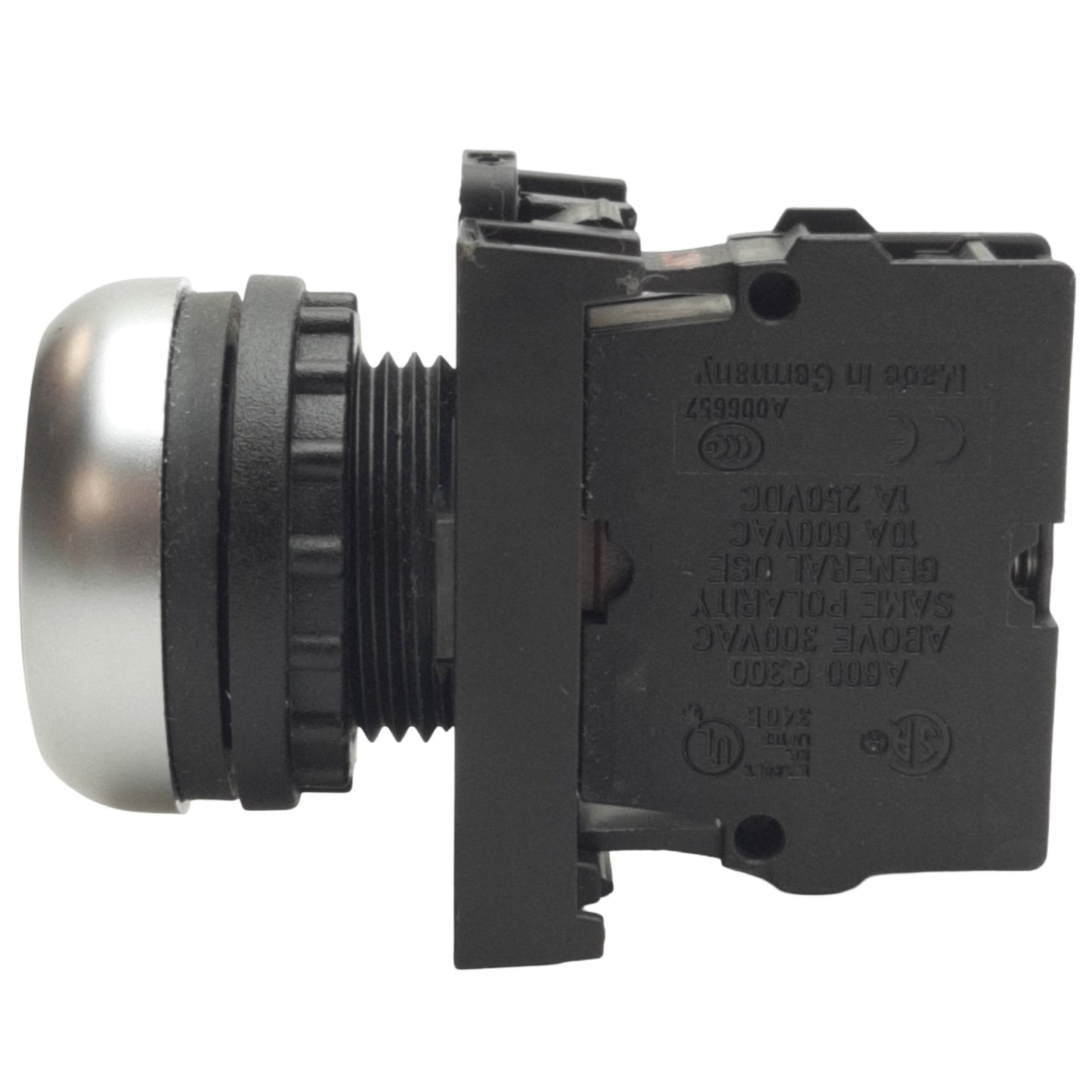 Used Eaton M22-D-R-K01 Red Momentary Push Button ø22.5mm, 1NC Contact, 600VAC 10A