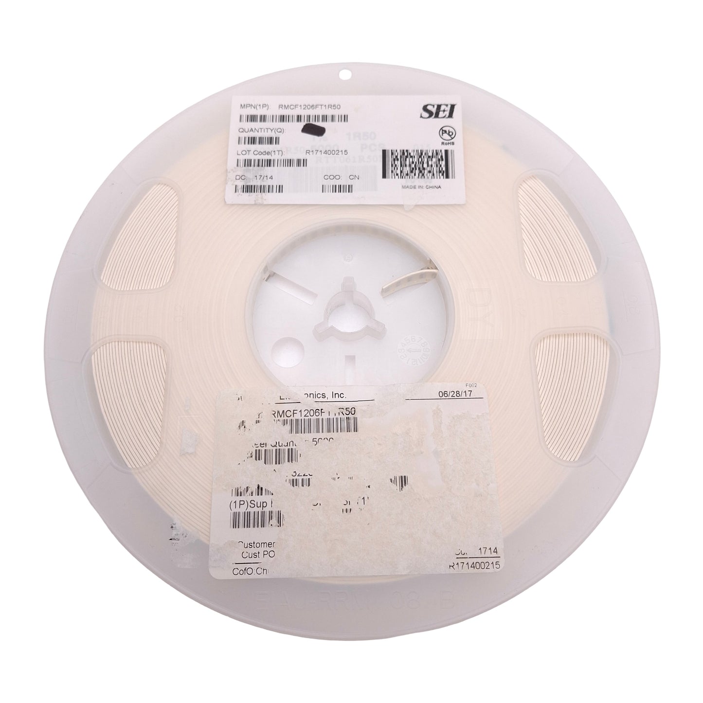 New Lot of 4000 Stackpole Electronics RMCF1206FT1R50 Chip Resistor, 1.5Ω ± 1%, 0.25W